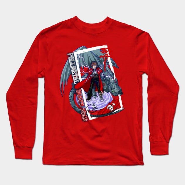 Fullmetal Dragon Rider Long Sleeve T-Shirt by inhonoredglory